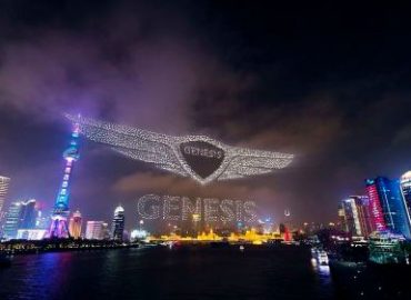 Дронвертайзинг: кейс успешного использования дронов в наружной рекламе от Genesis